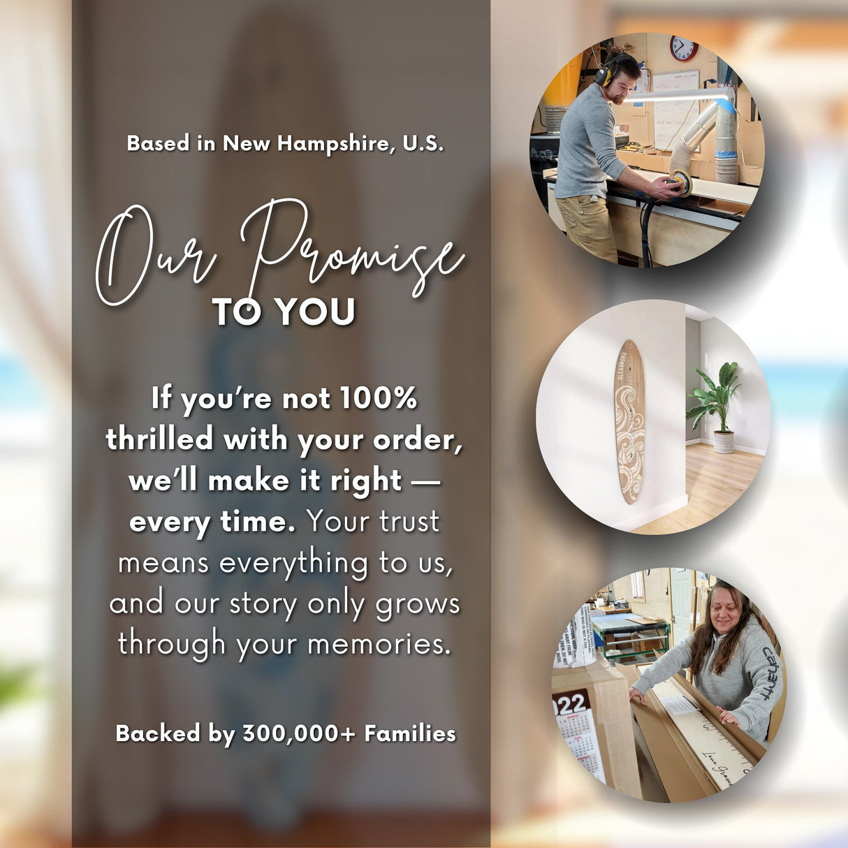 Surfboard Growth Chart | Wooden Surfboard Height Chart | Ocean Themed Nursery | Seaside Wood Series