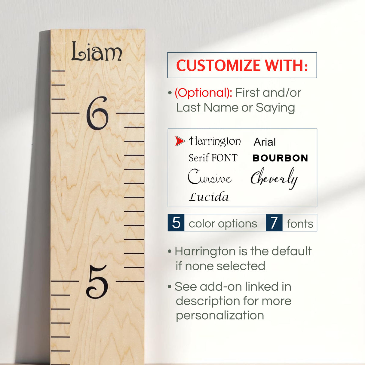 The Original Ruler Growth Chart