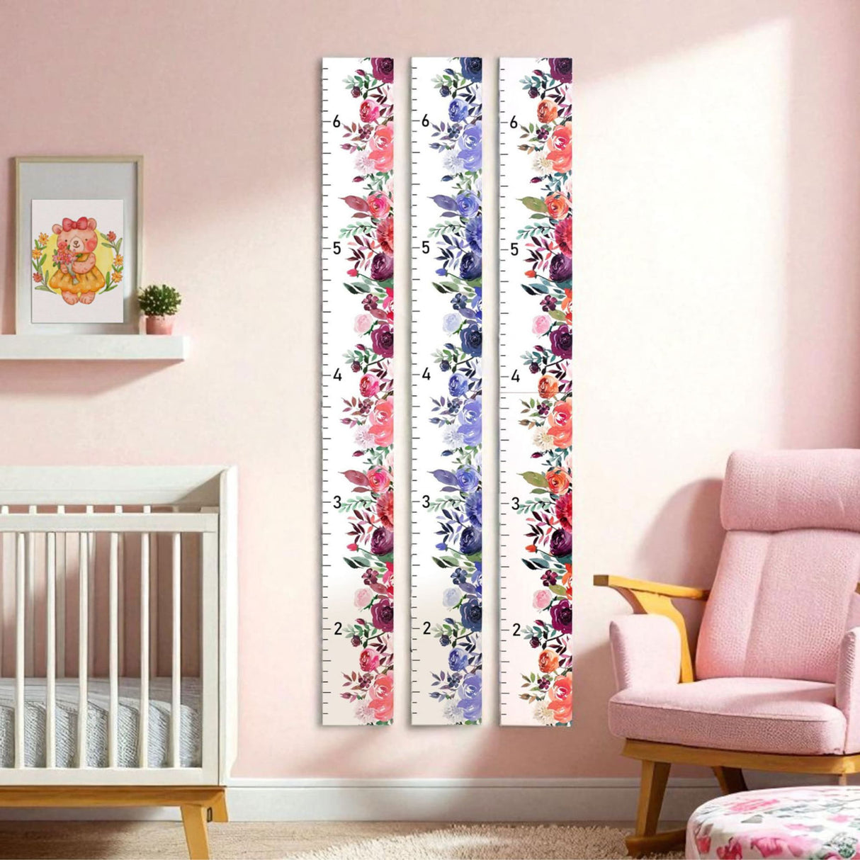Flowers Growth Chart for Girls