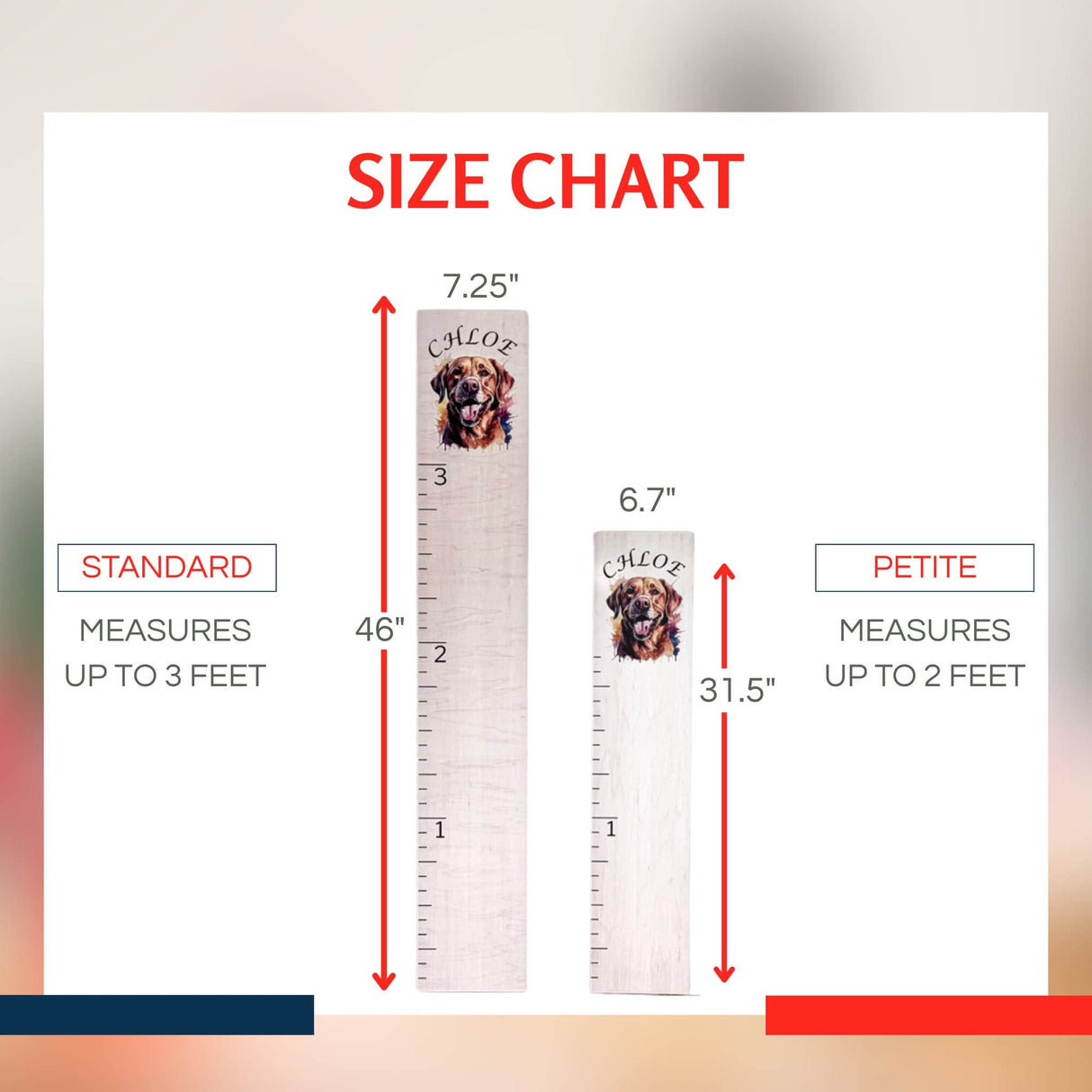 Dog Growth Chart - Dog Lover Gift