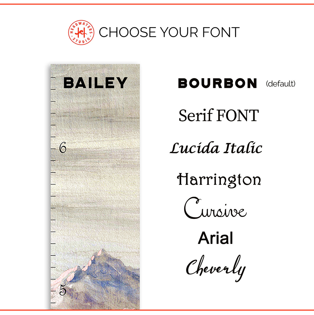 Mountain wood Growth Chart