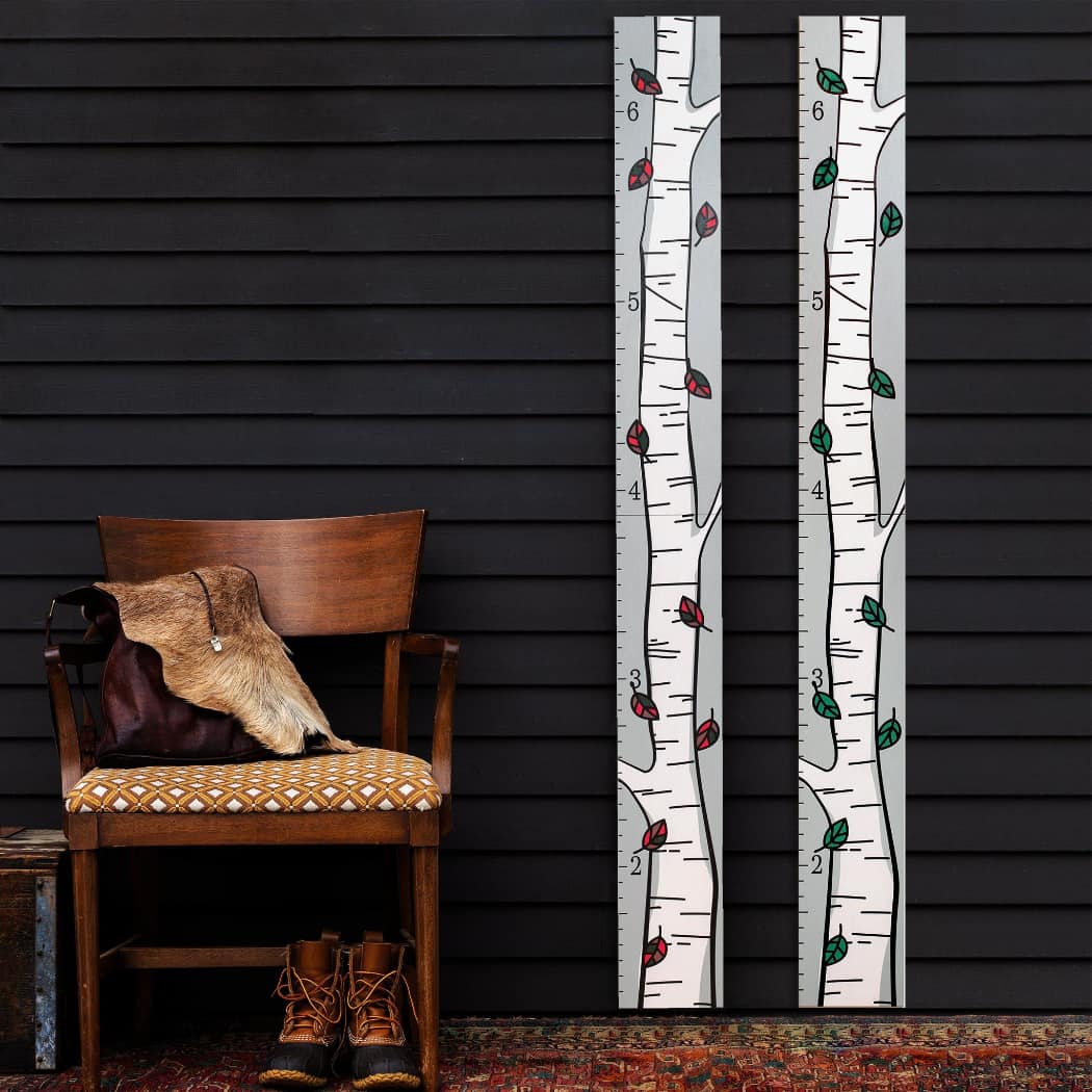 Birch Tree Growth Chart for Boys & Girls