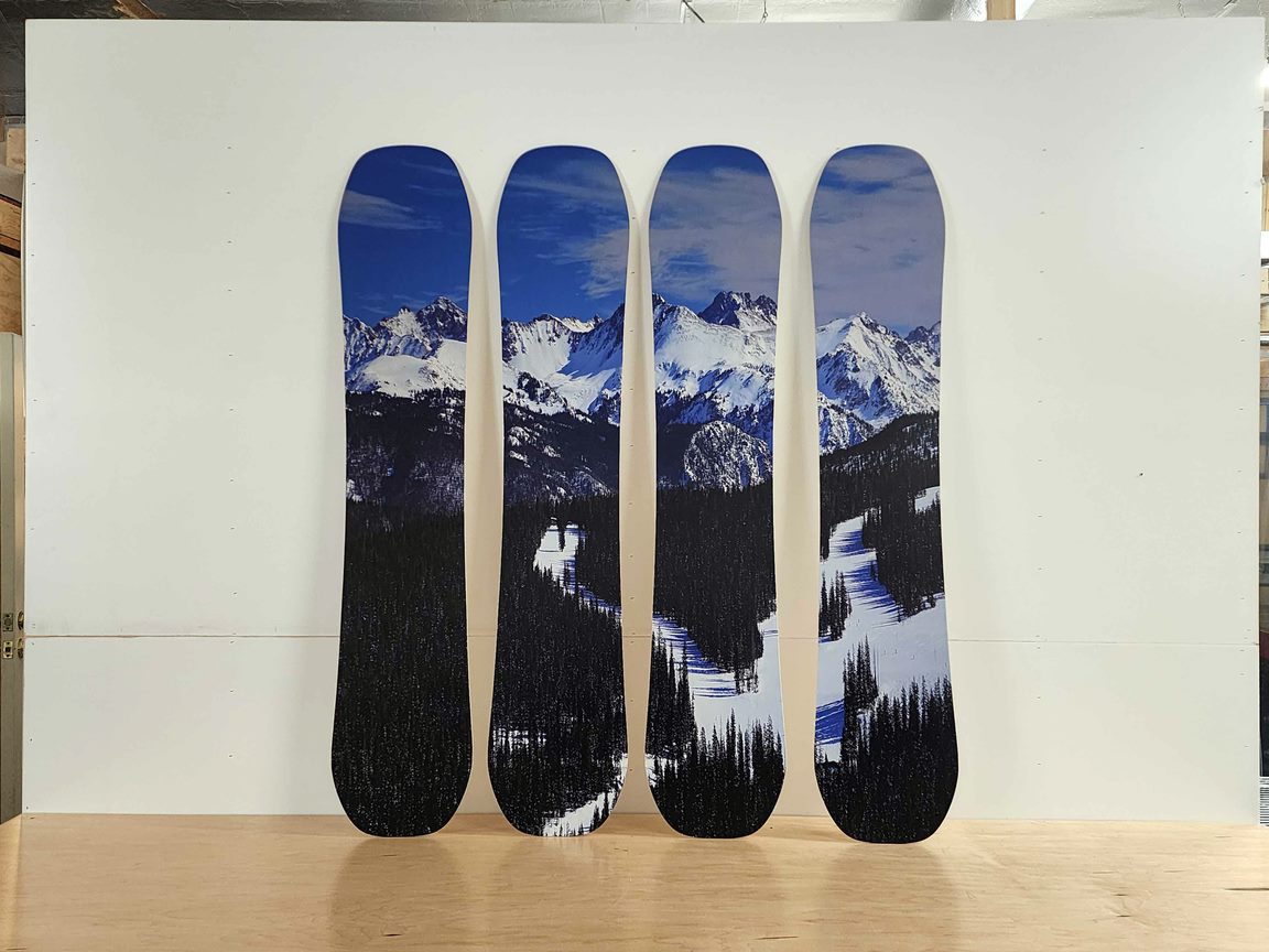 Snowboard Colorado Collection of Mountain Prints