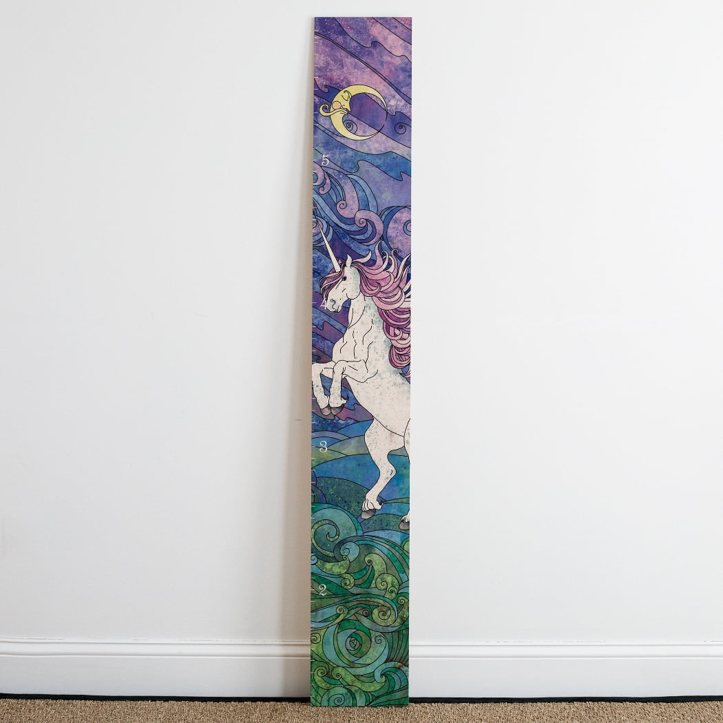 Unicorn Growth Chart, Wooden Growth Chart, Wood Height Chart, Baby Shower Gift, Personalized Growth Chart, Unicorn Decor, Unicorn Room