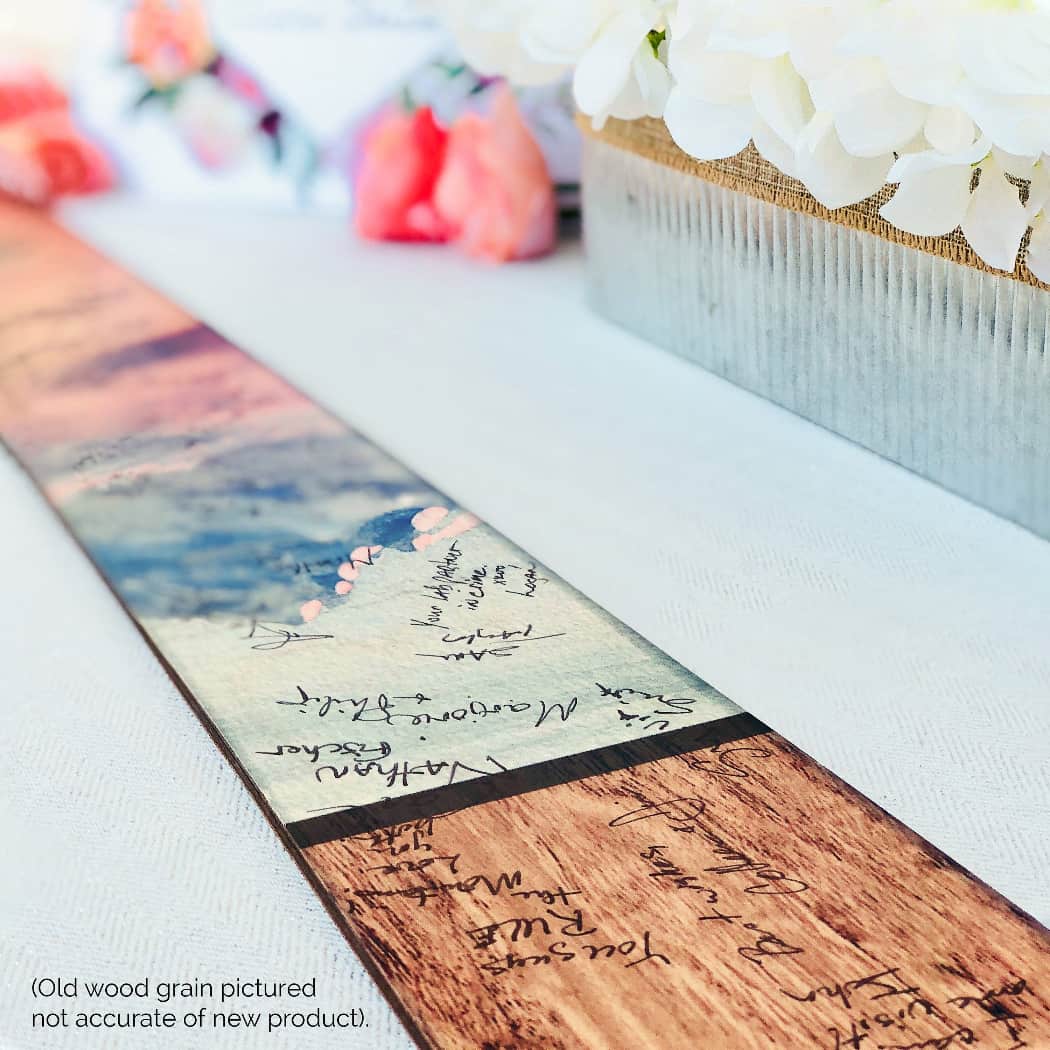 Alternative Wedding Guestbook Keepsake - Ski Signs