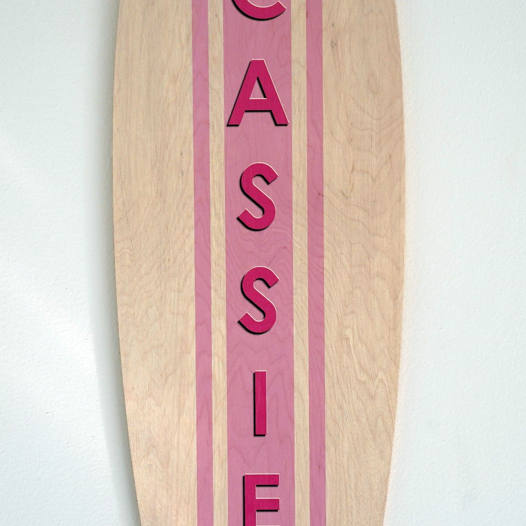 Surfboard Decoration | Wooden Surfboard Wall Décor | Surfboard Sign with Name