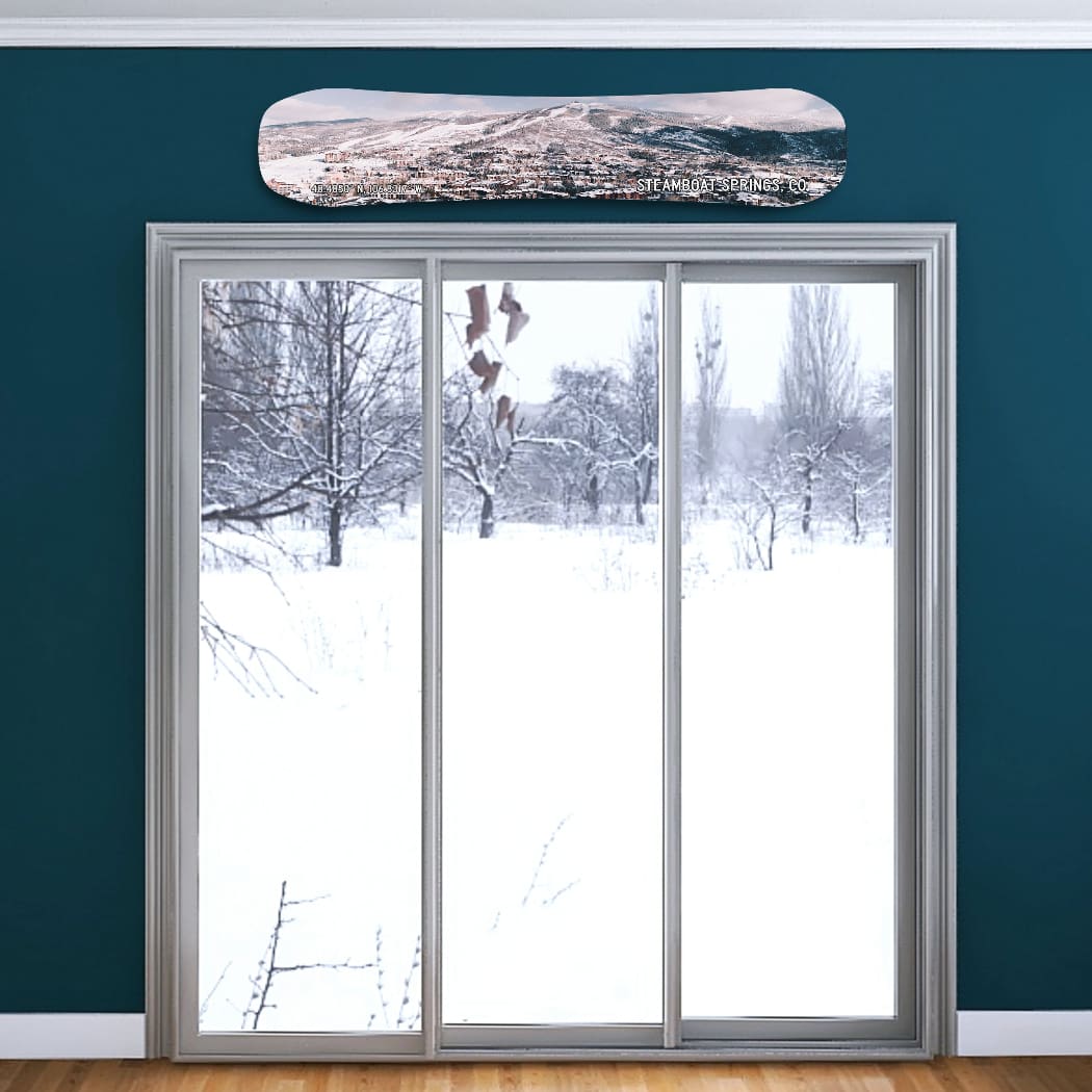 Steamboat Springs, CO Snowboard Print | Colorado Skiing | Ski Condo Décor