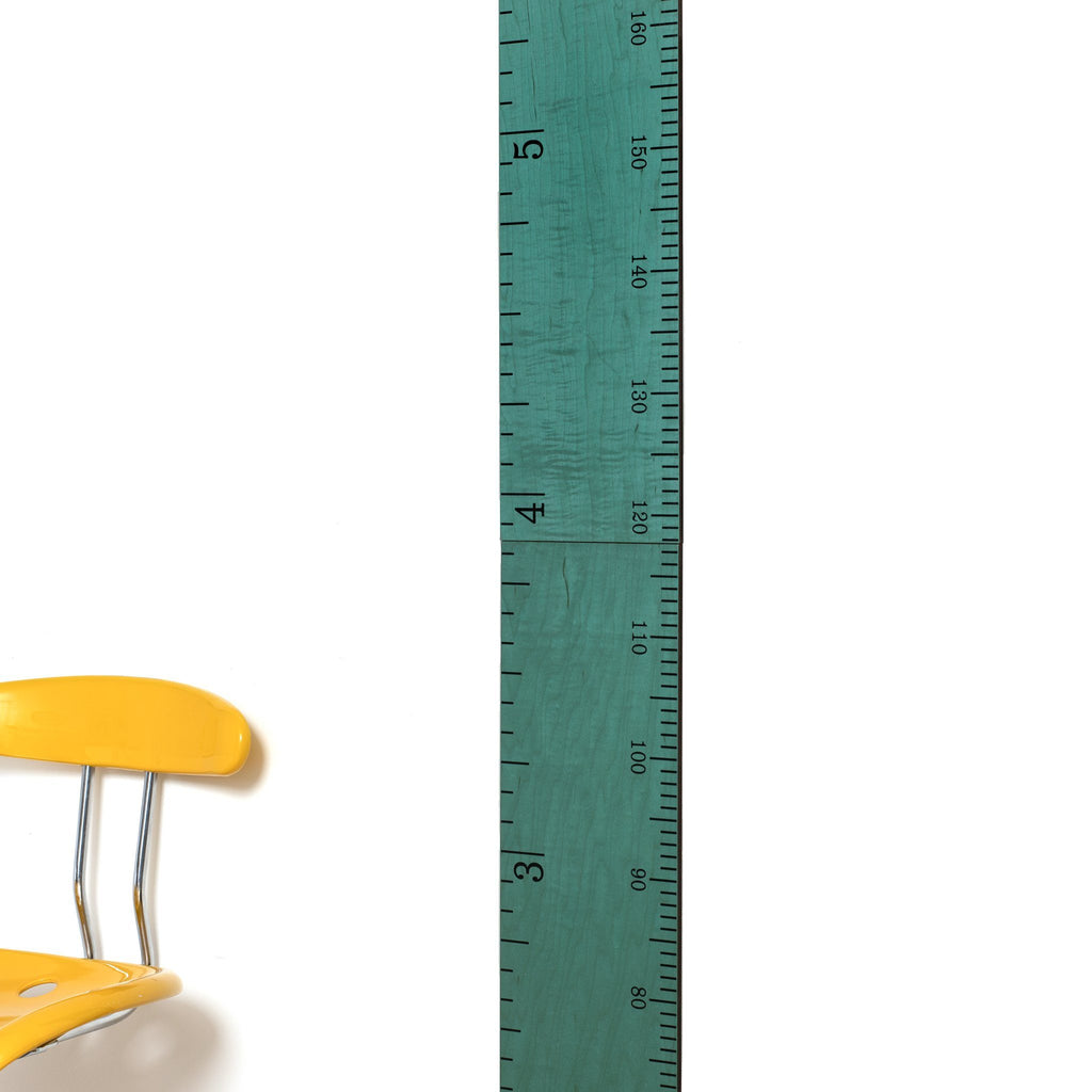 Schoolhouse Ruler Growth Chart in Three Colors Growth Chart Headwaters Studio 