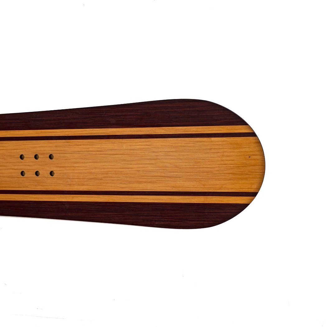 Wood Striped Family Established Snowboard Sign Headwaters Studio