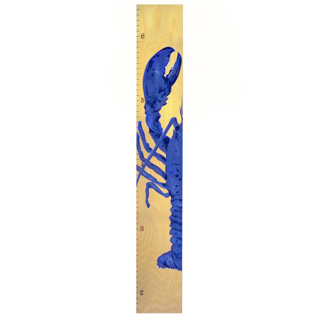 Lobster Growth Chart Growth Chart Headwaters Studio Blue Yes 