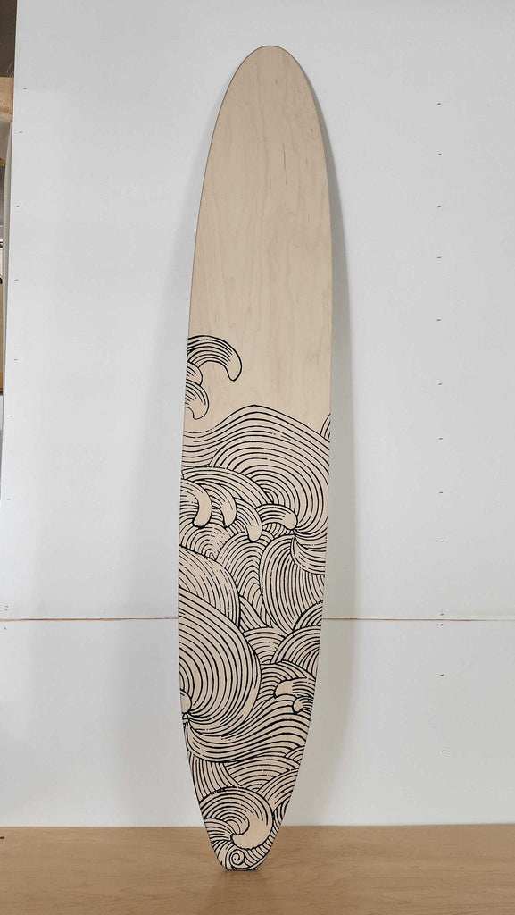 Wave Surfboard Wall Art | Surfboard Wall Decor
