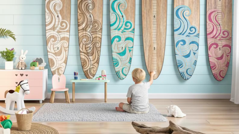 How To Hang A Growth Chart