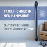Ski Growth Charts - Traditional Wood Design