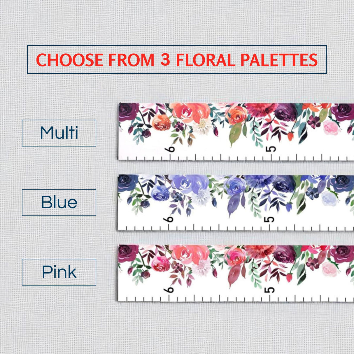 Flowers Growth Chart for Girls