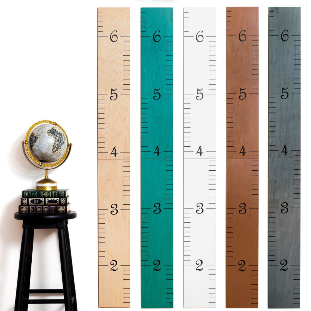The Original Ruler Growth Chart - Five Amazing Colors