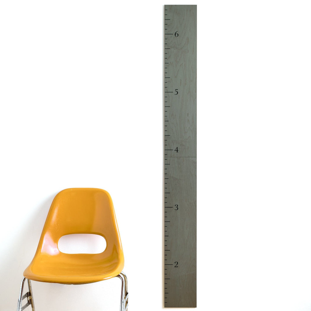 Classic Simple Wooden Ruler Growth Chart