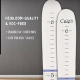 Ski Growth Charts - Traditional Wood Design