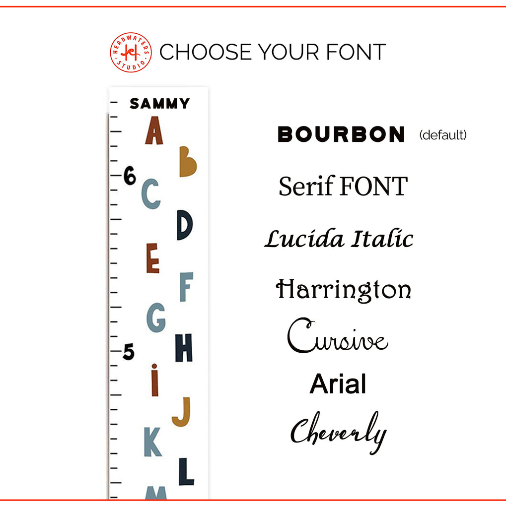 Top Transportation Wooden Growth Charts | Headwaters-Studio