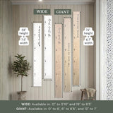 Farmhouse Boho Wooden Ruler Growth Chart