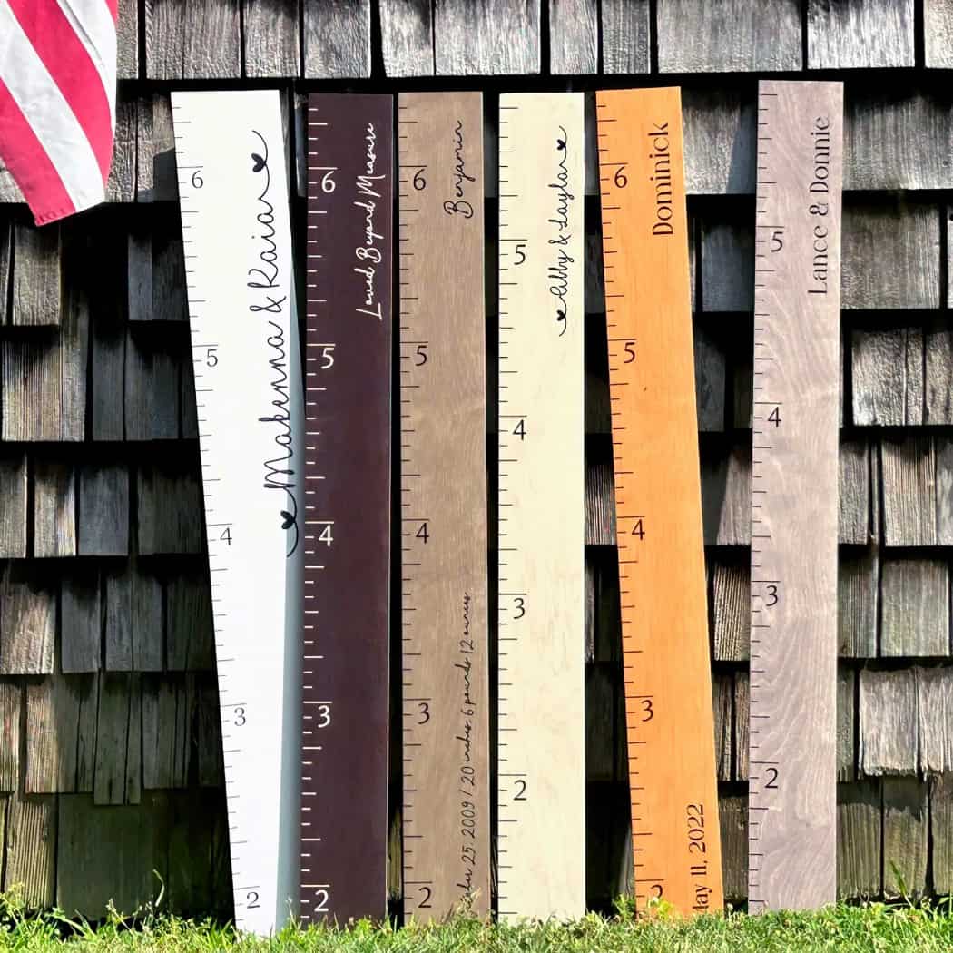 Wall Growth Chart Ruler DIY Growth Chart Ruler Sticker • Sticky