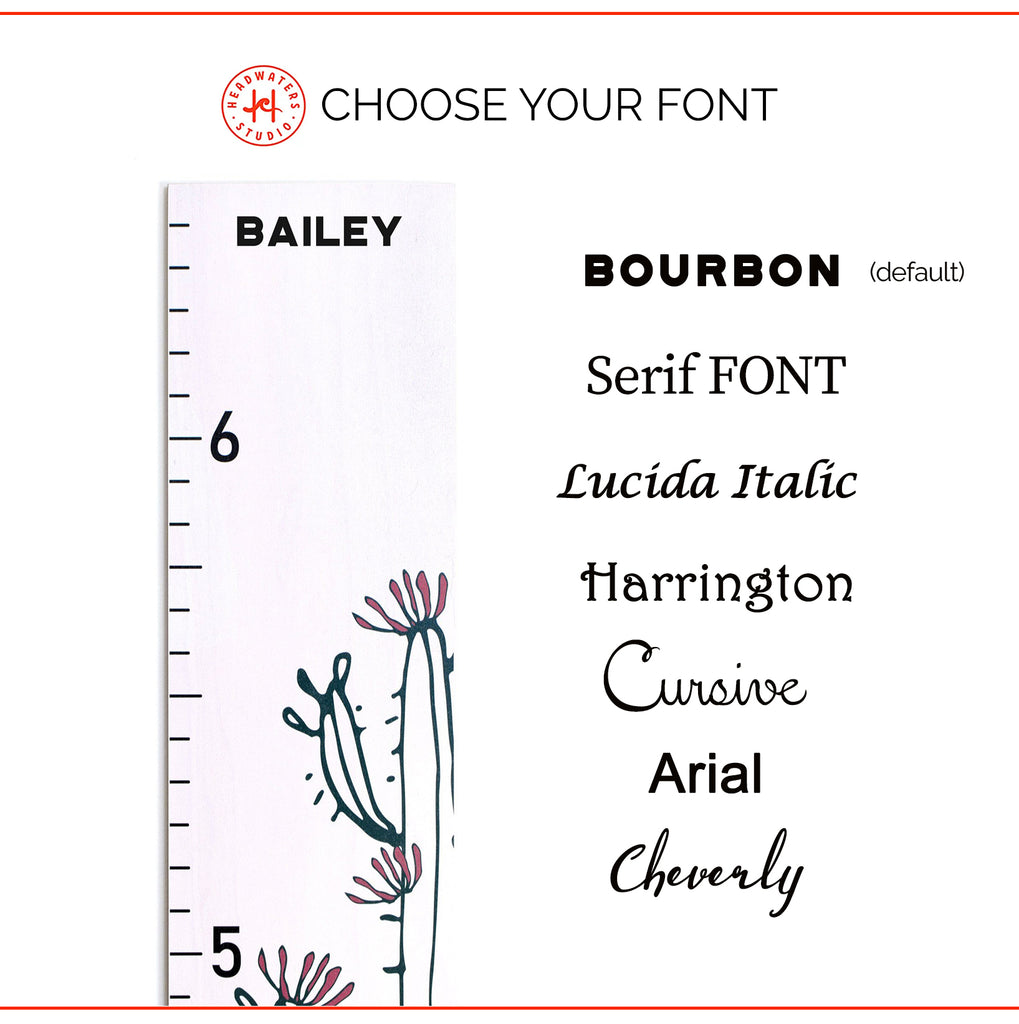 Cactus Growth Chart