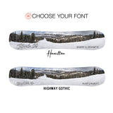 Telluride Colorado Snowboard Art Print