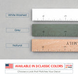 Classic Simple Wooden Ruler Growth Chart