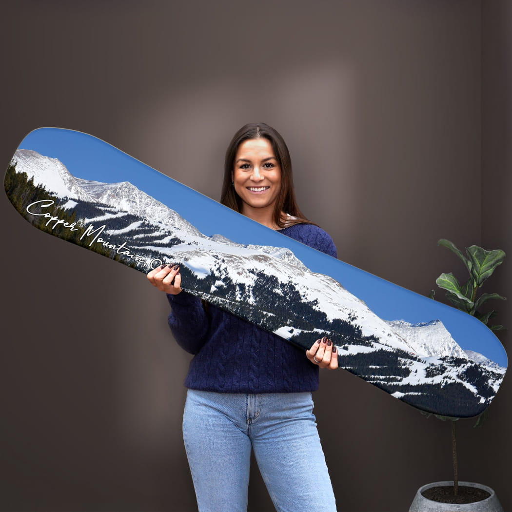 Copper Mountain Snowboard Print | Wall Décor – Headwaters Studio