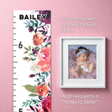 Flowers Growth Chart for Girls