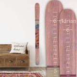 Ski Growth Charts - Traditional Wood Design