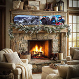 My Mountain Image  Printed on Snowboard Sign