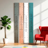Schoolhouse Ruler Growth Chart in Three Colors