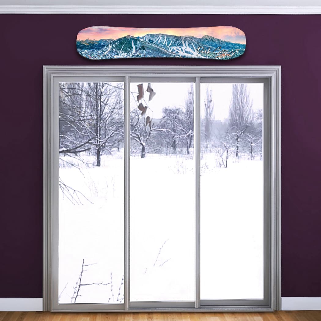 Park City Snowboard Art | Ski Lodge Décor – Headwaters Studio