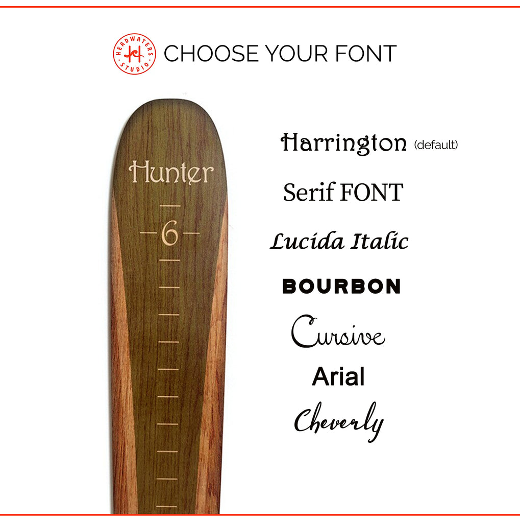 Ski Wood Growth Chart | Headwaters-Studio