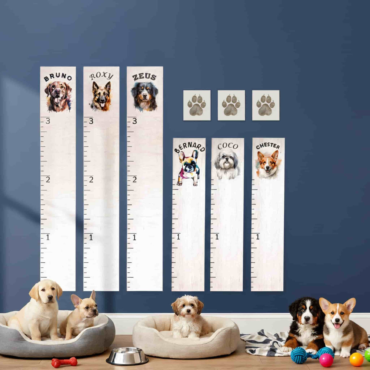 Dog Growth Chart - Dog Lover Gift