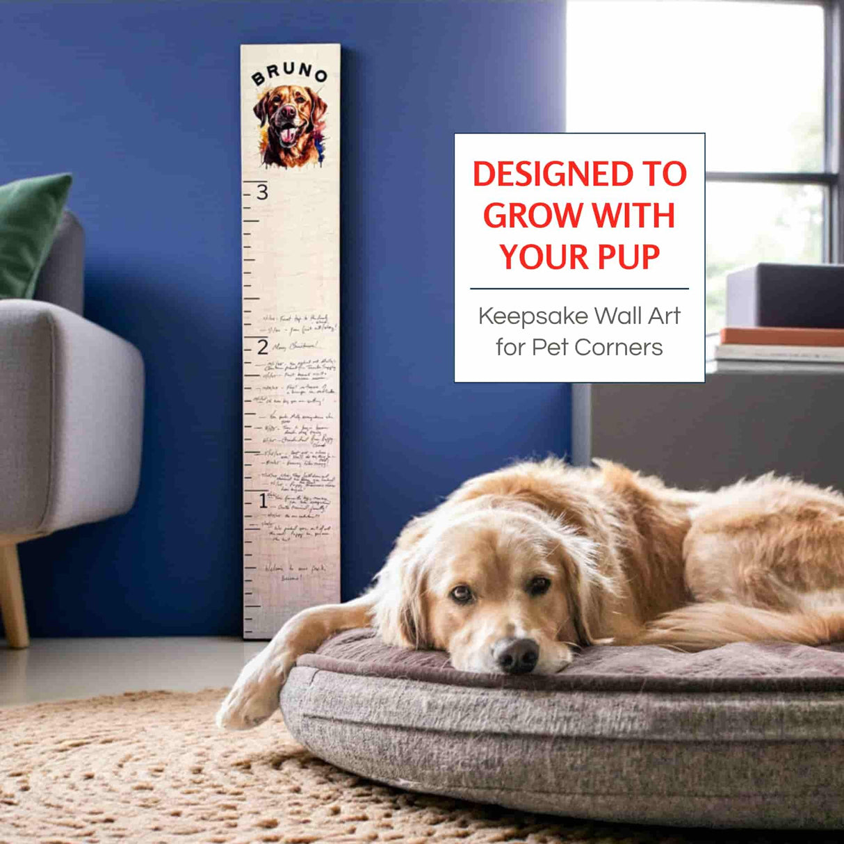 Dog Growth Chart - Dog Lover Gift