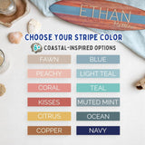Surfboard Wall Art | Surfboard Name Sign | Party Signature Board | Baby Shower Photo Prop | Light Mahogany with Stripe