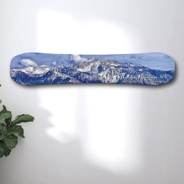 Thunder Mountain Snowboard Print | Snowboard Decor – Headwaters Studio