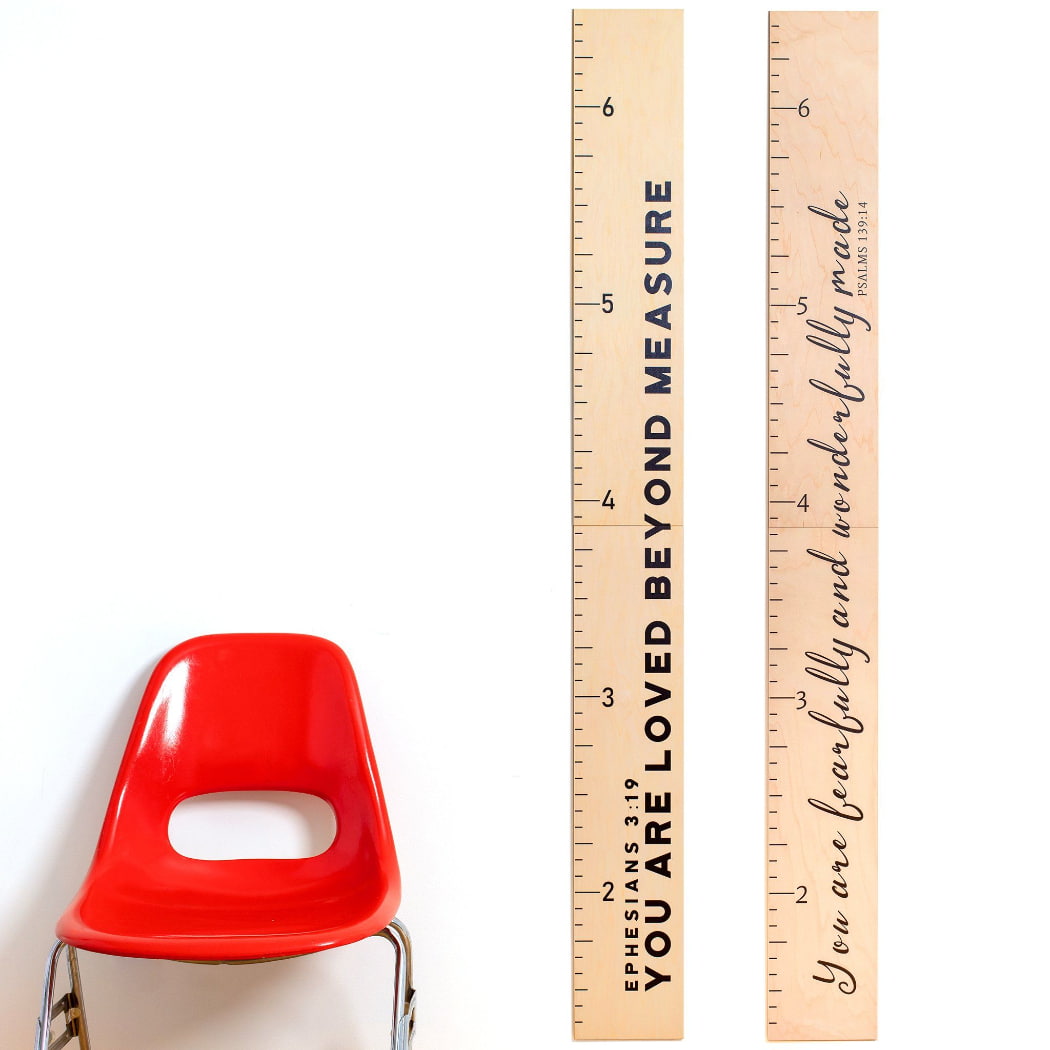 Two Piece Long Bible Verse Growth Chart
