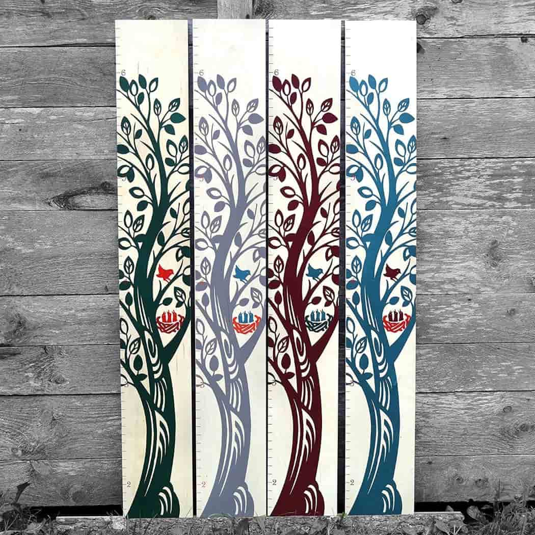 The Growing Tree Height Chart
