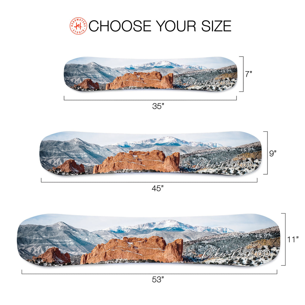 Snowboard Colorado Collection of Mountain Prints | Vail Aspen Telluride Boulder Breckenridge Copper Mountain | Snowboard Wall Décor