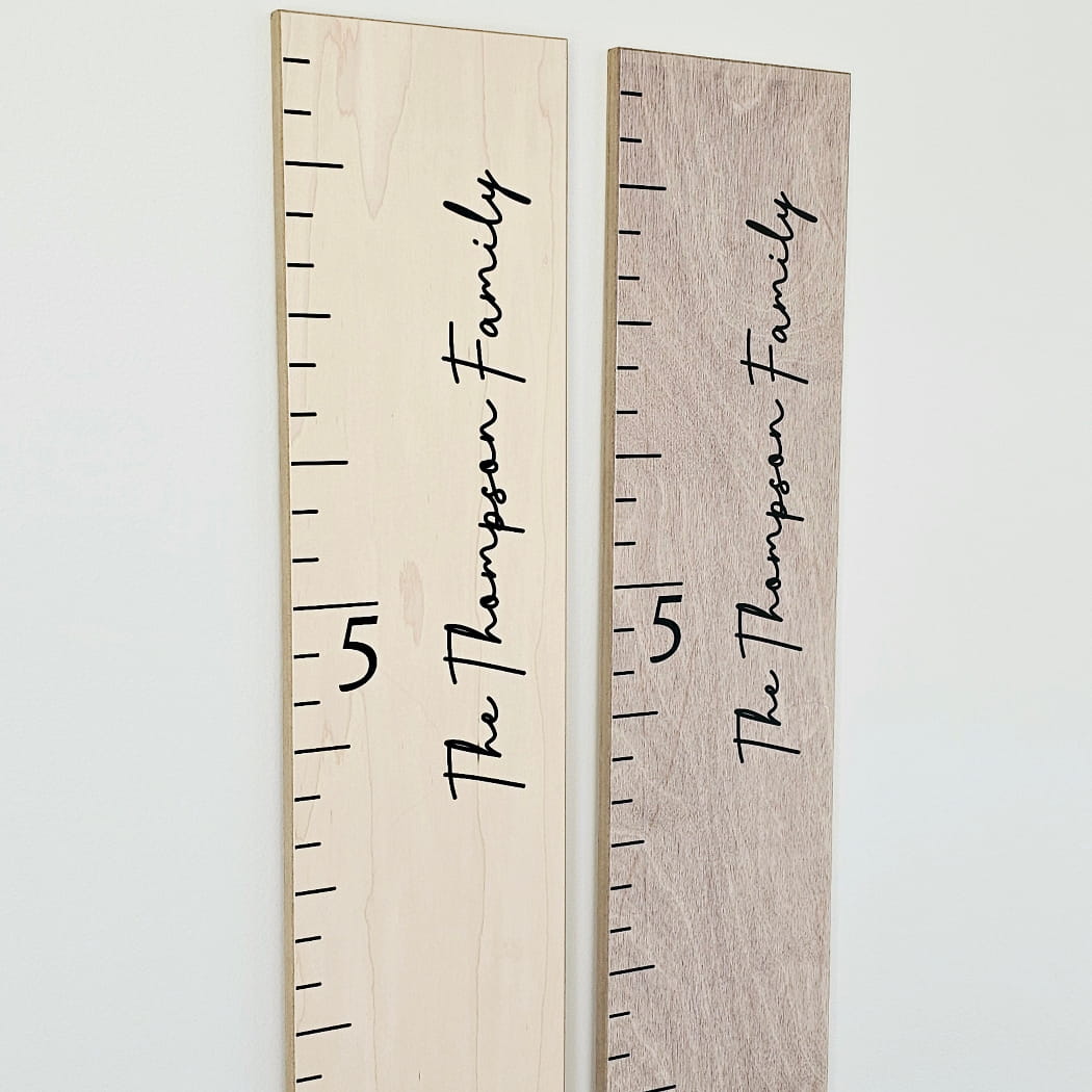 Giant Boho Wooden Ruler Growth Chart – Headwaters Studio