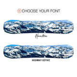 Brighton Utah Snowboard Art Print on Wood  |  Ski Decor | Housewarming Gift | Snowboard Wall Décor | Utah Skiing | Ski Condo Décor