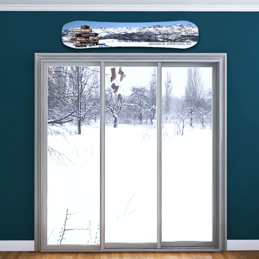 Mammoth Mountain Snowboard Print | Ski Condo Décor – Headwaters Studio