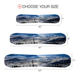 Jackson Hole Ski Print on Snowboard Art | Housewarming Gift | Snowboard Wall Décor | Ski Condo Décor
