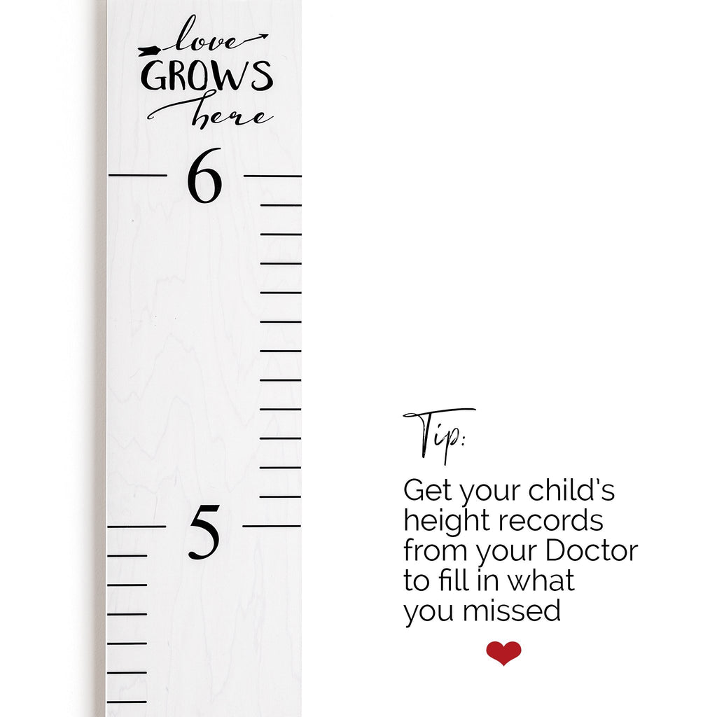 Sayings Ruler Growth Chart Growth Chart Headwaters Studio 