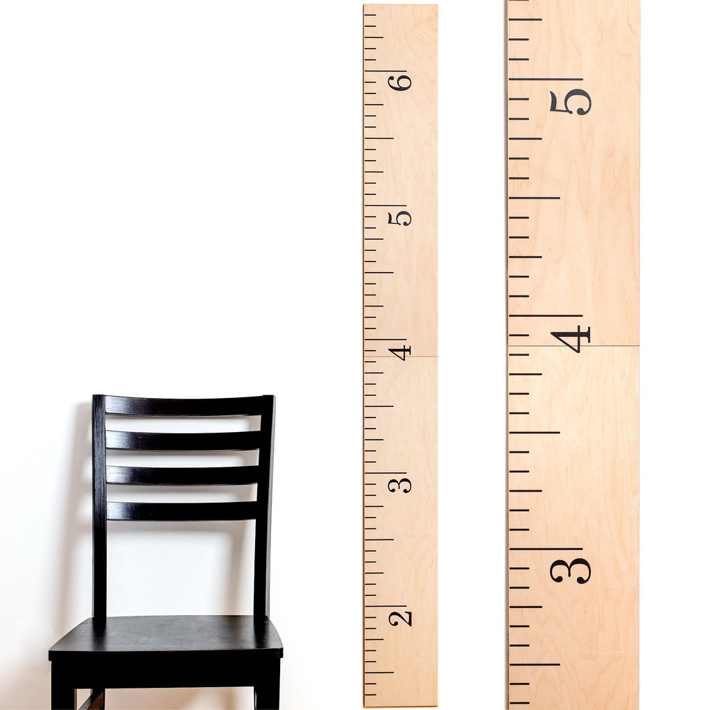 Simple Schoolhouse Ruler Growth Chart Headwaters Studio 