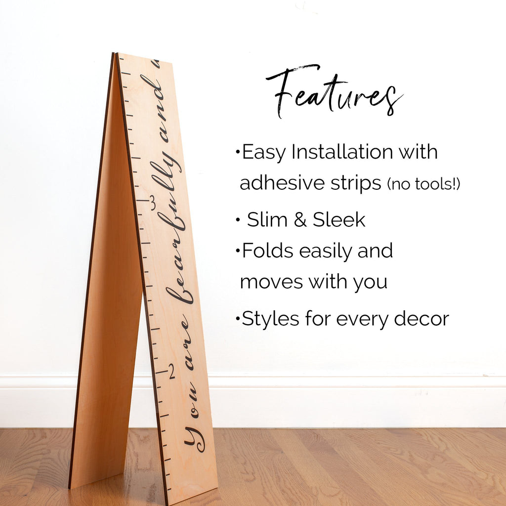 Two Piece Long Bible Verse Growth Chart Growth Chart Headwaters Studio 