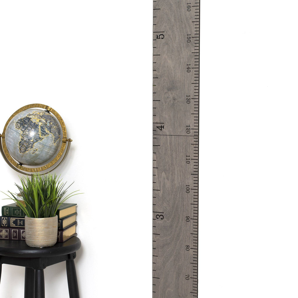 Grey Weathered Schoolhouse Ruler Growth Chart Headwaters Studio 