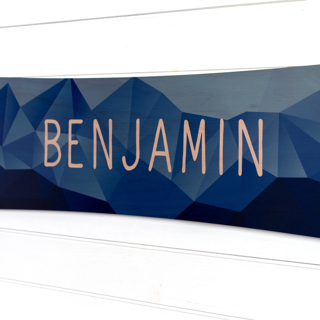 Personalized Snowboard Sign Headwaters Studio 